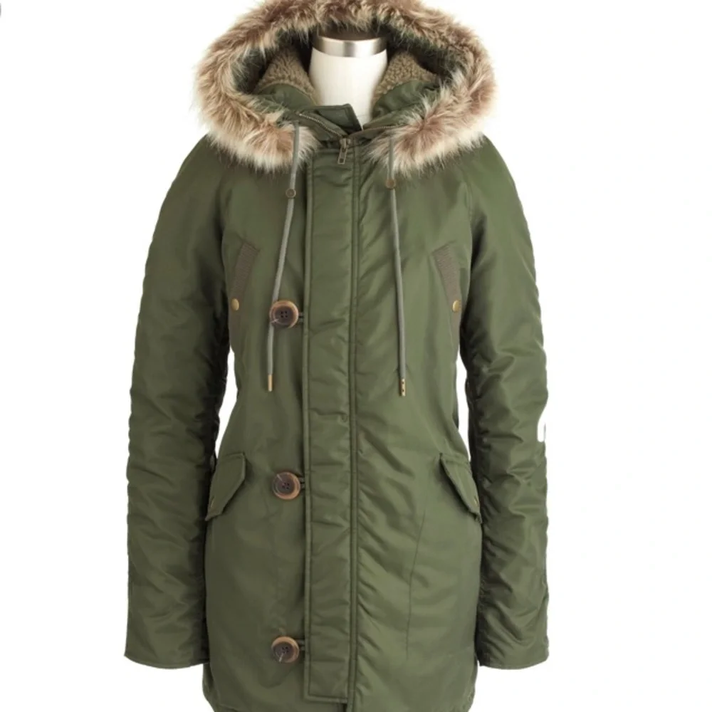 J. Crew Military Parka - Picture 1 of 4